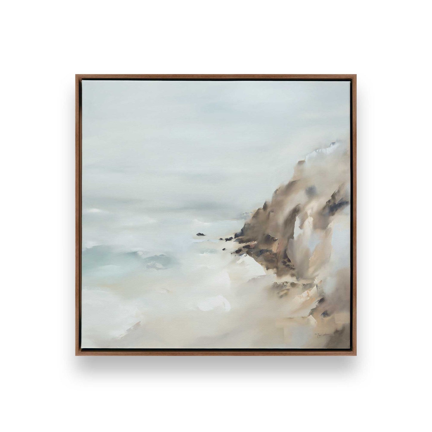 [Color:Walnut], Picture of art in a Walnut frame