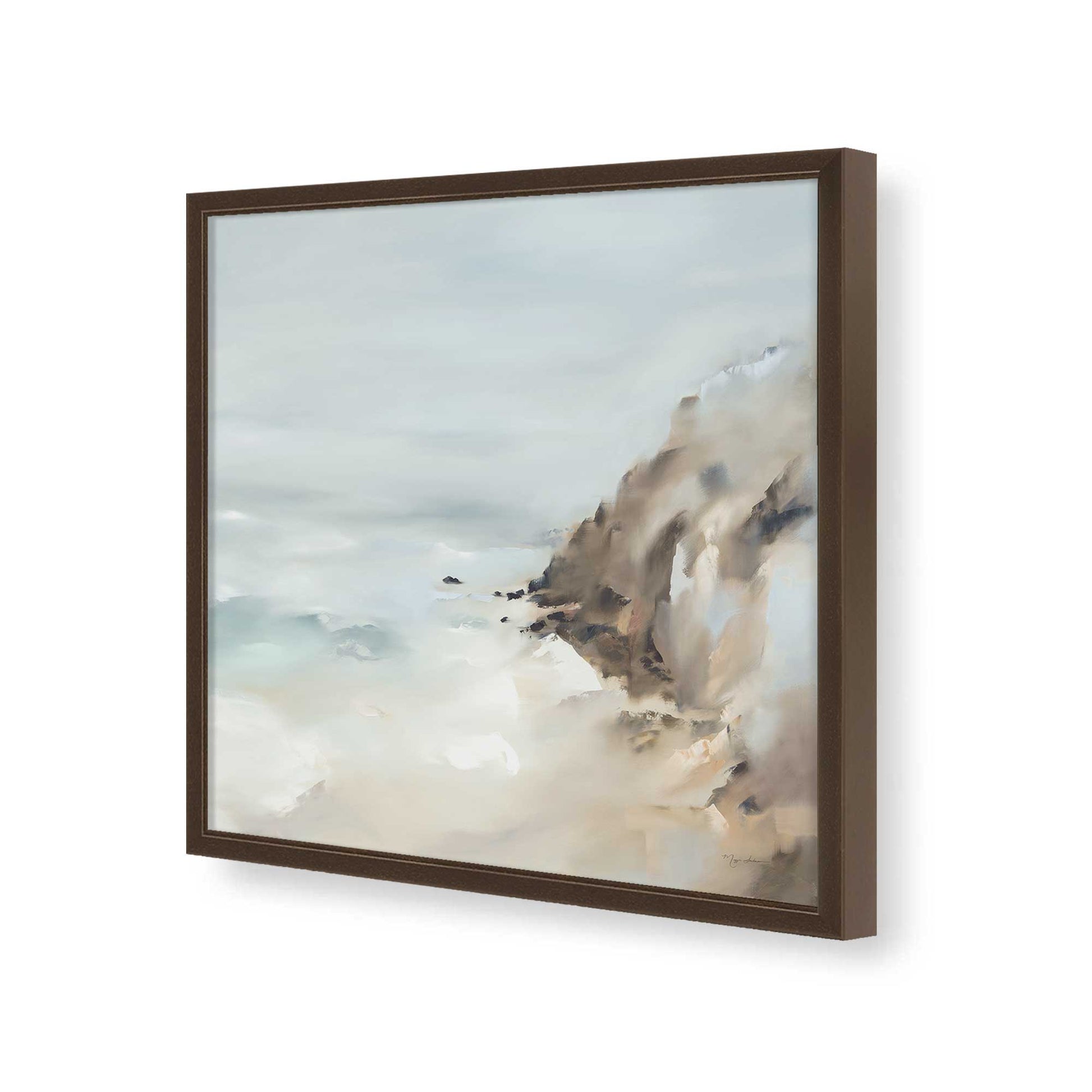 [Color:Espresso], Picture of art in a Espresso frame of the corner