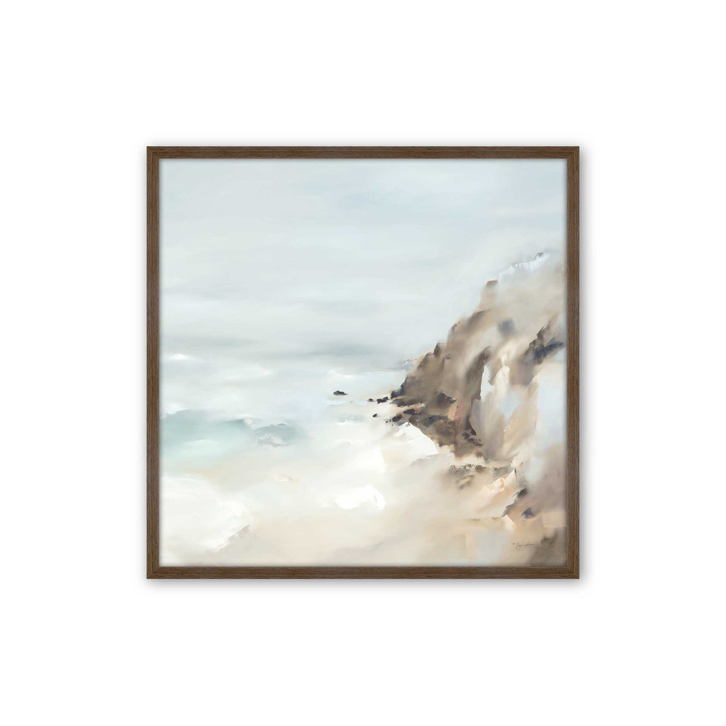 [Color:Walnut], Picture of art in a Walnut frame