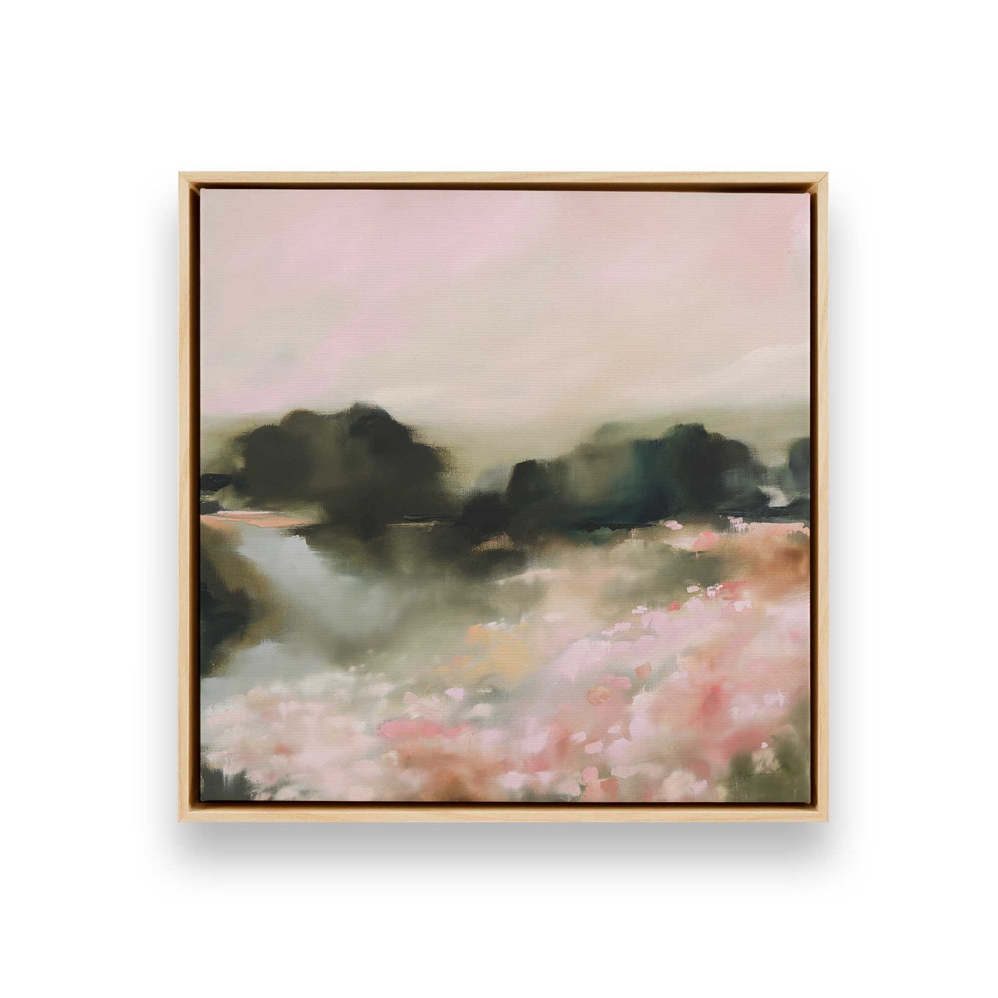 [Color:American Maple], Picture of art in a American Maple frame
