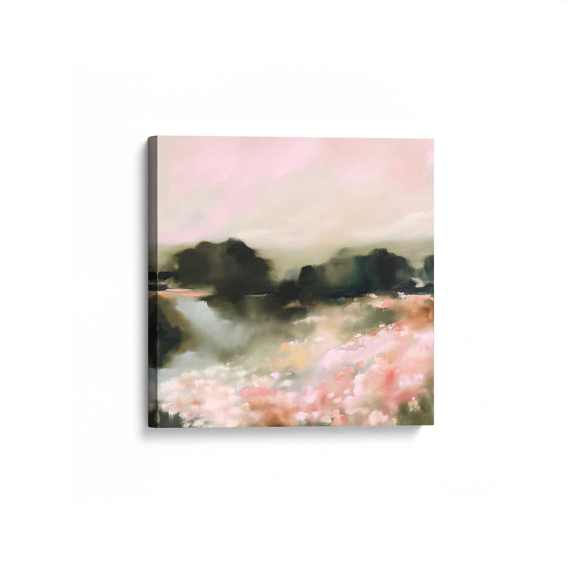 [Color:Stretched Canvas], Picture of art at an angle