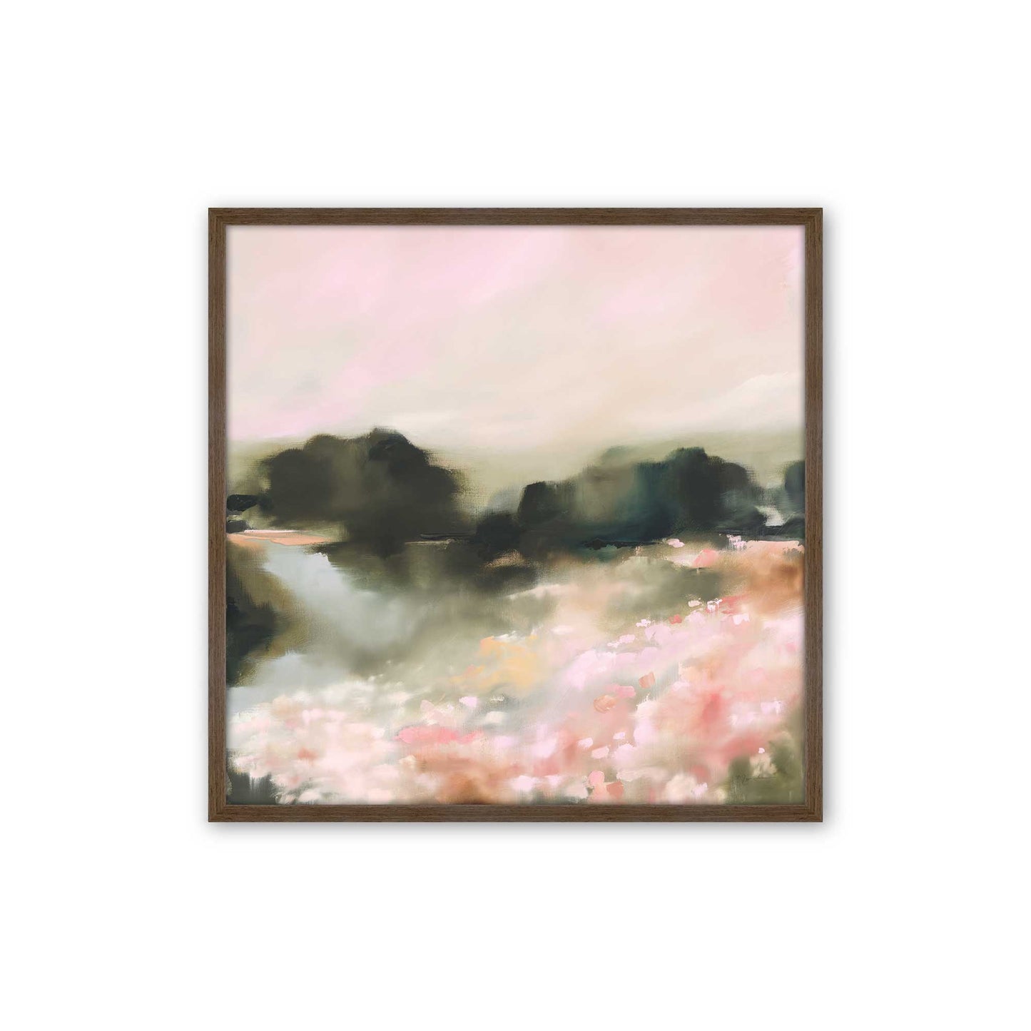 [Color:Walnut], Picture of art in a Walnut frame