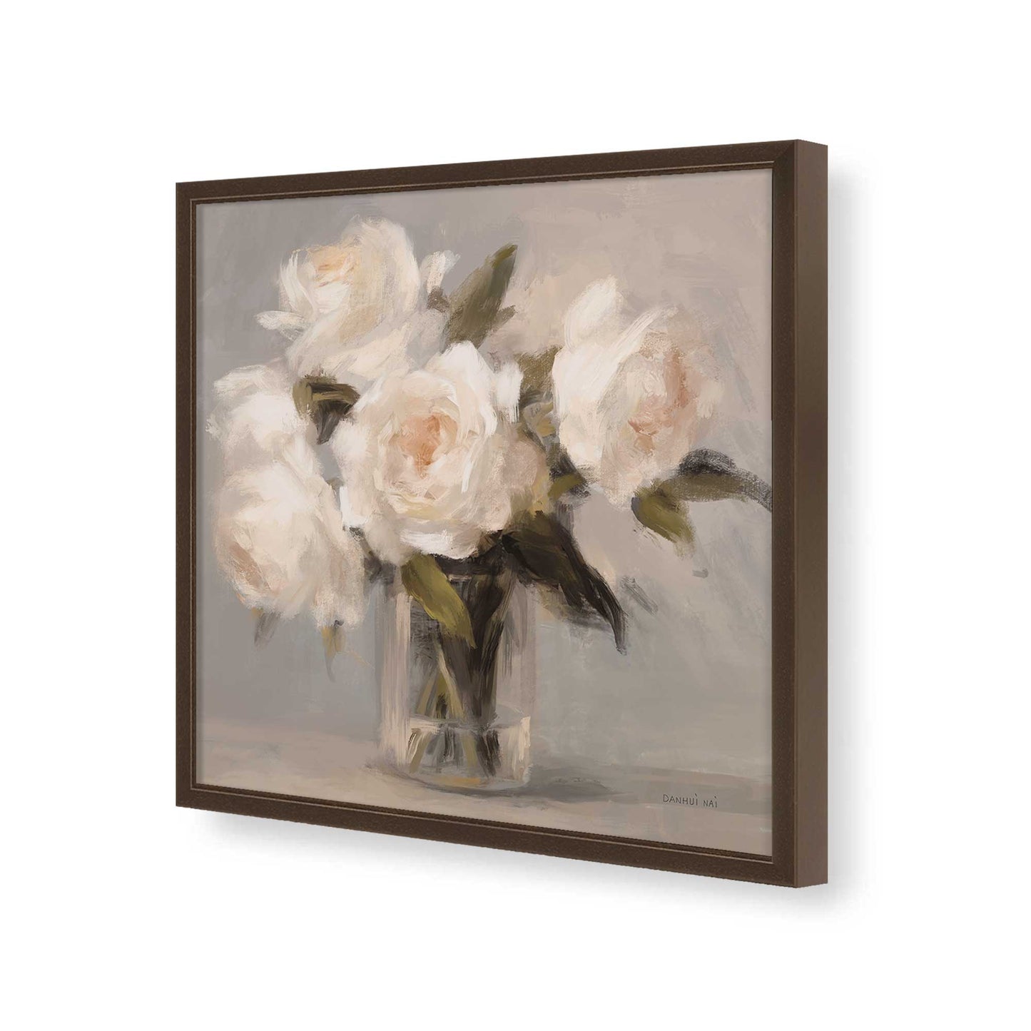 [Color:Espresso], Picture of art in a Espresso frame of the corner