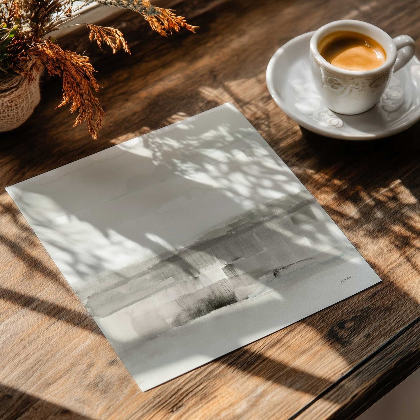 Muted Shades of Peace Print