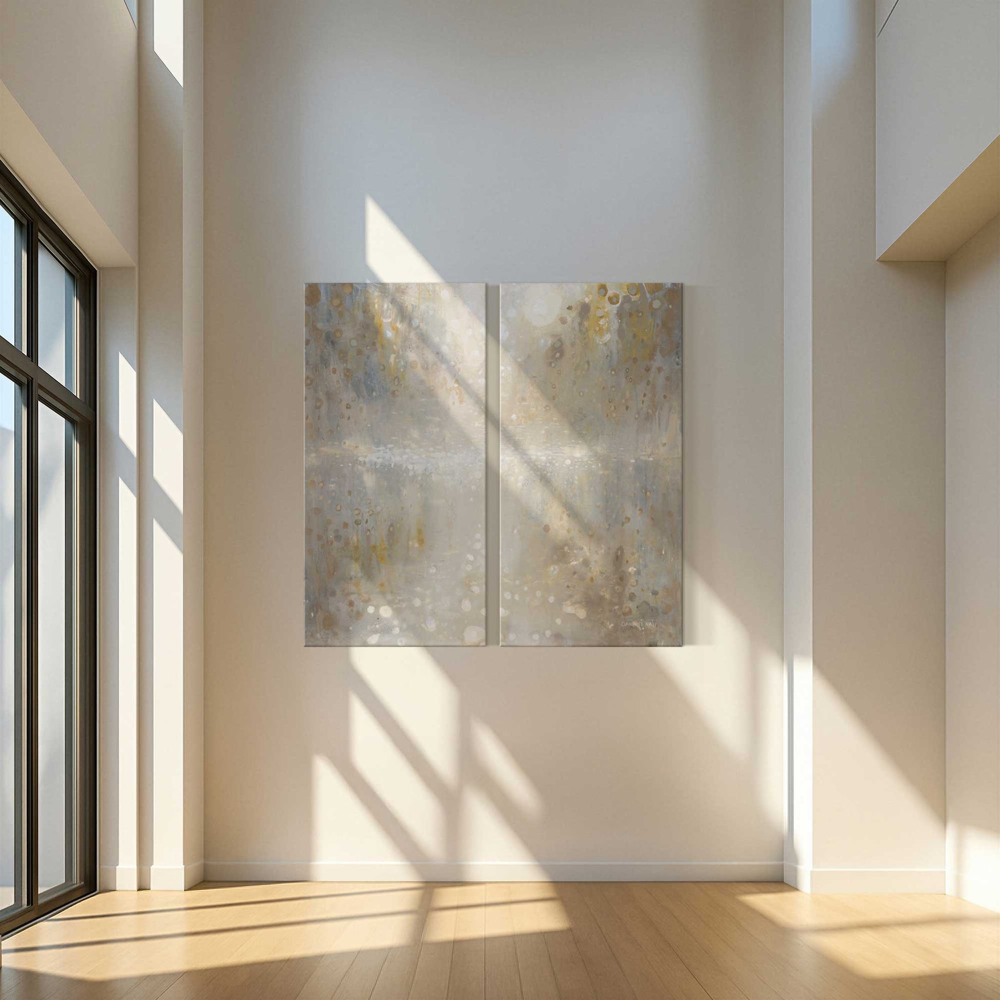 [Color:Stretched Canvas], Picture of art in a room