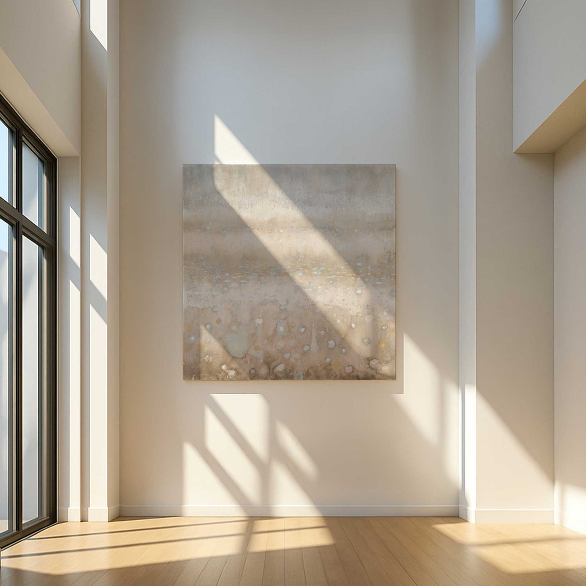 [Color:Stretched Canvas], Picture of art in a room