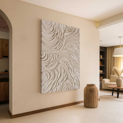 [Color:Stretched Canvas], Picture of art in a room