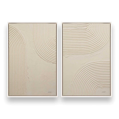 [Color:Opaque White], Picture of art in a White frame