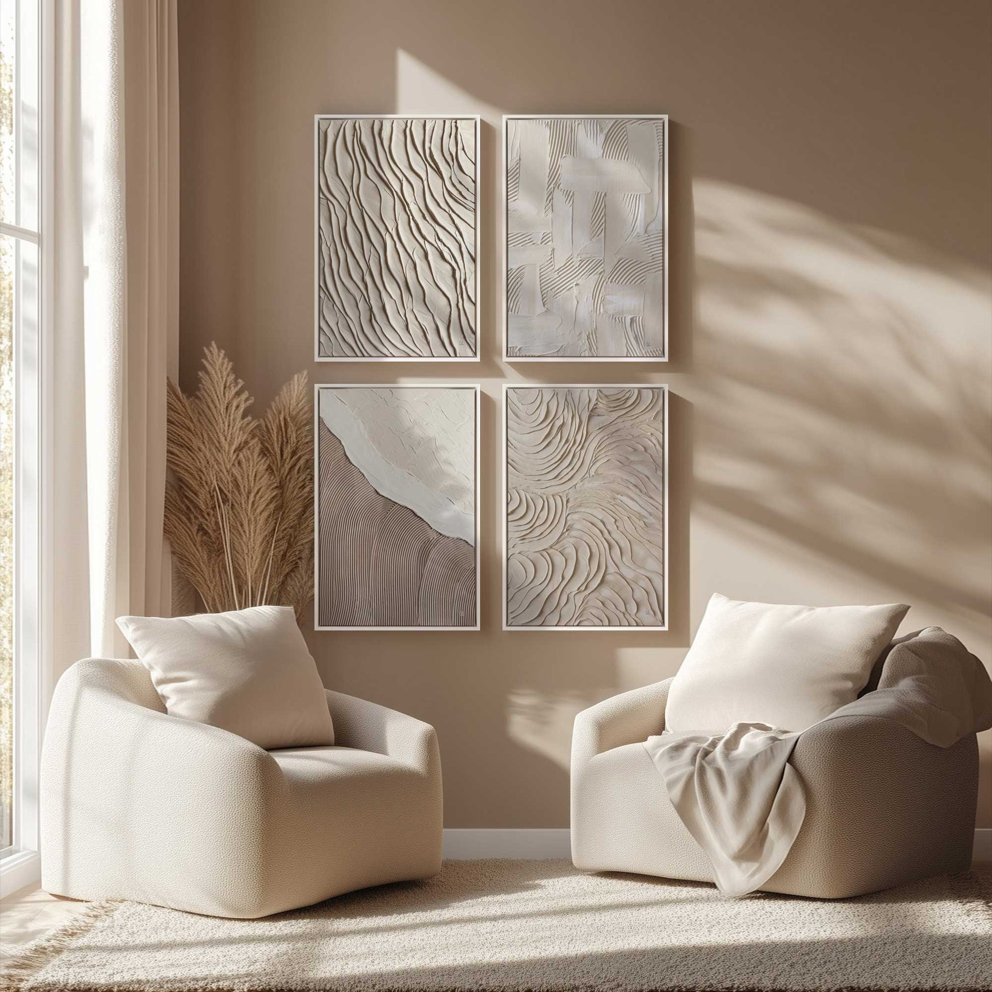 [Color:Satin Black], Picture of art in a Satin Black frame