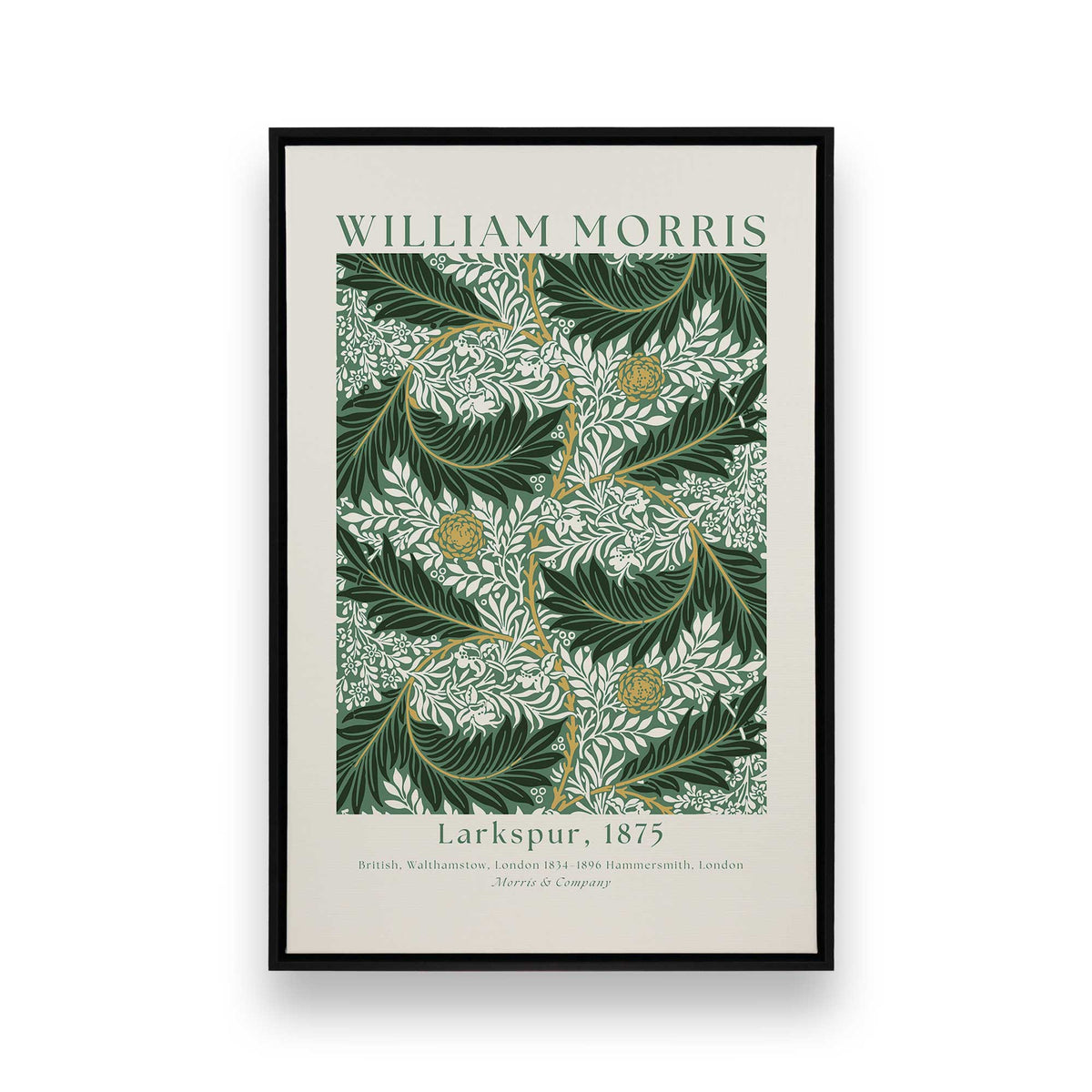 [Color:Satin Black], Picture of art in a Satin Black frame