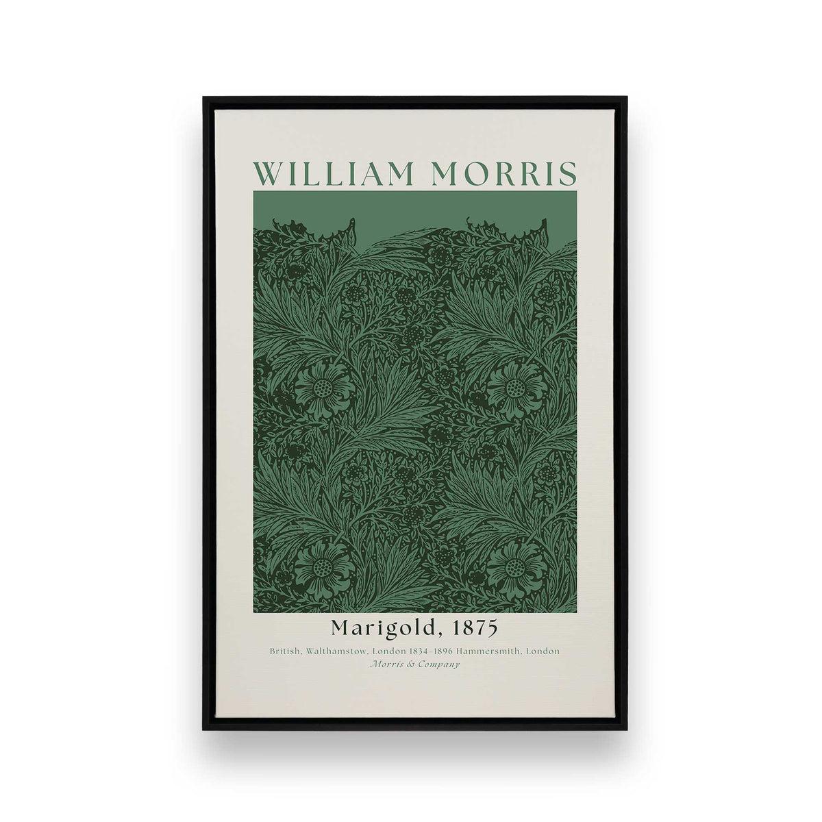 [Color:Satin Black], Picture of art in a Satin Black frame