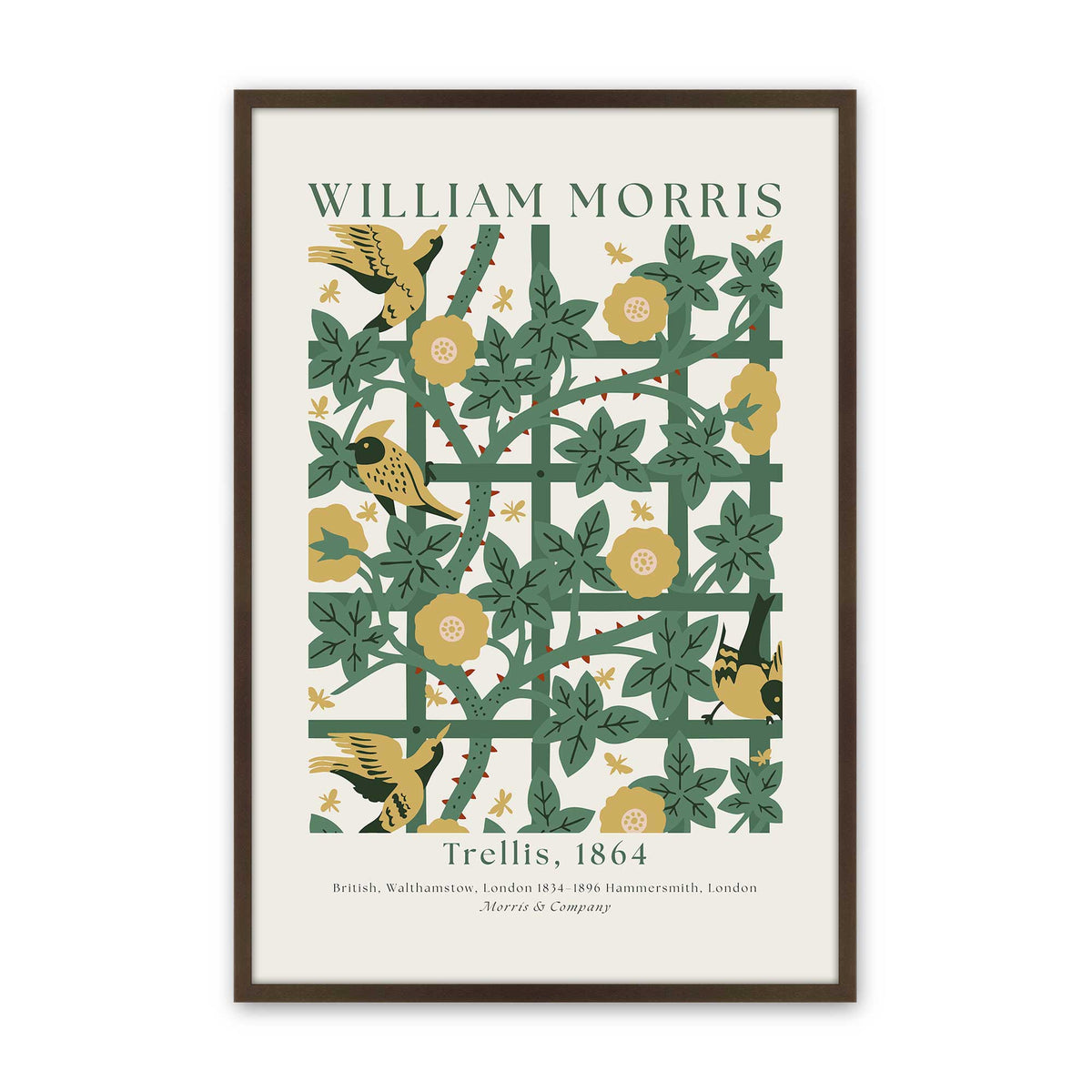 [Color:Belvinder Brown], Picture of art in a Belvinder Brown frame