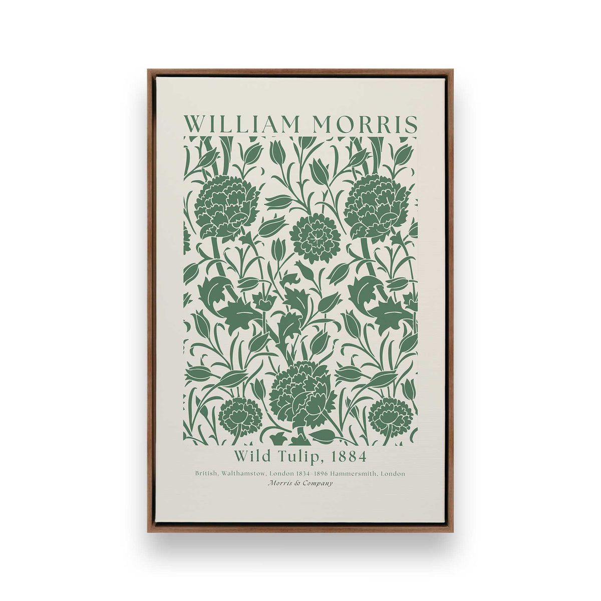 [Color:Walnut], Picture of art in a Walnut frame