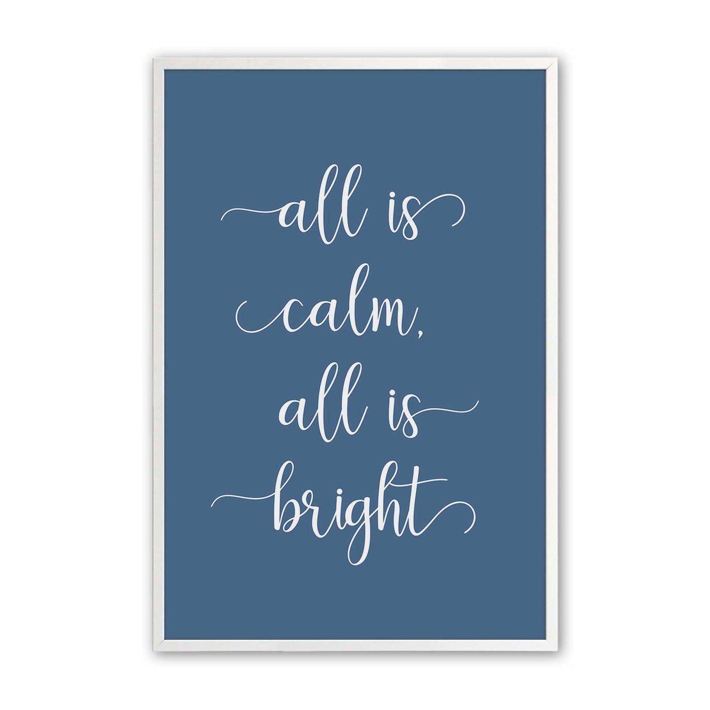 [Color:Opaque White], Picture of art in an Opaque White frame