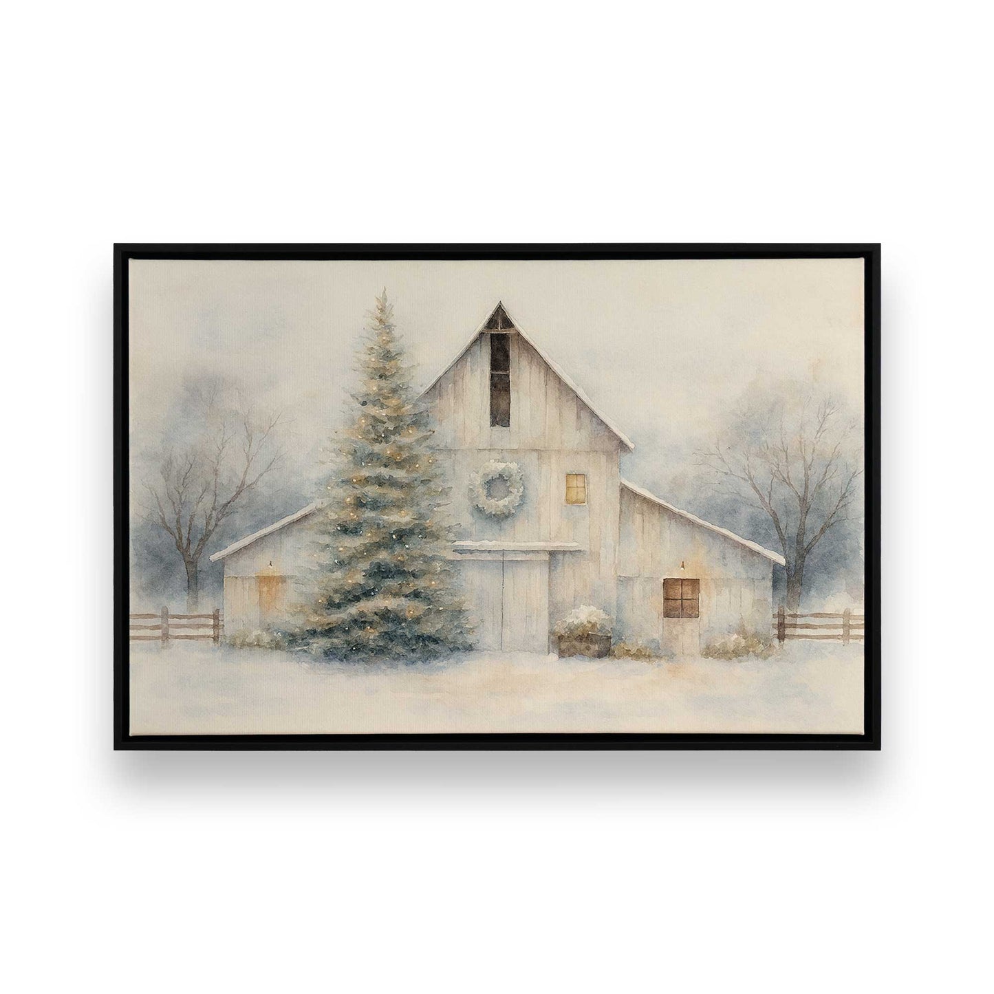 [Color:Satin Black], Picture of art in a Satin Black frame