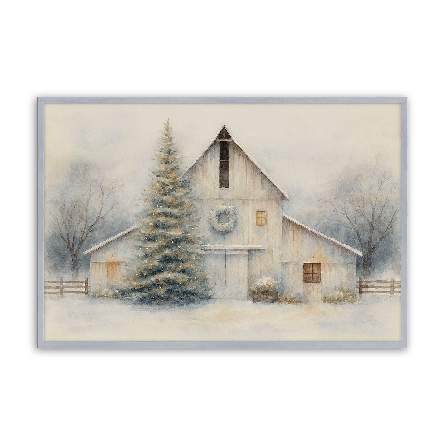 [Color:Polished Chrome], Picture of art in a Polished Chrome frame