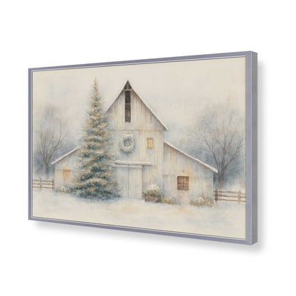 [Color:Polished Chrome], Picture of art in a Polished Chrome frame of the corner