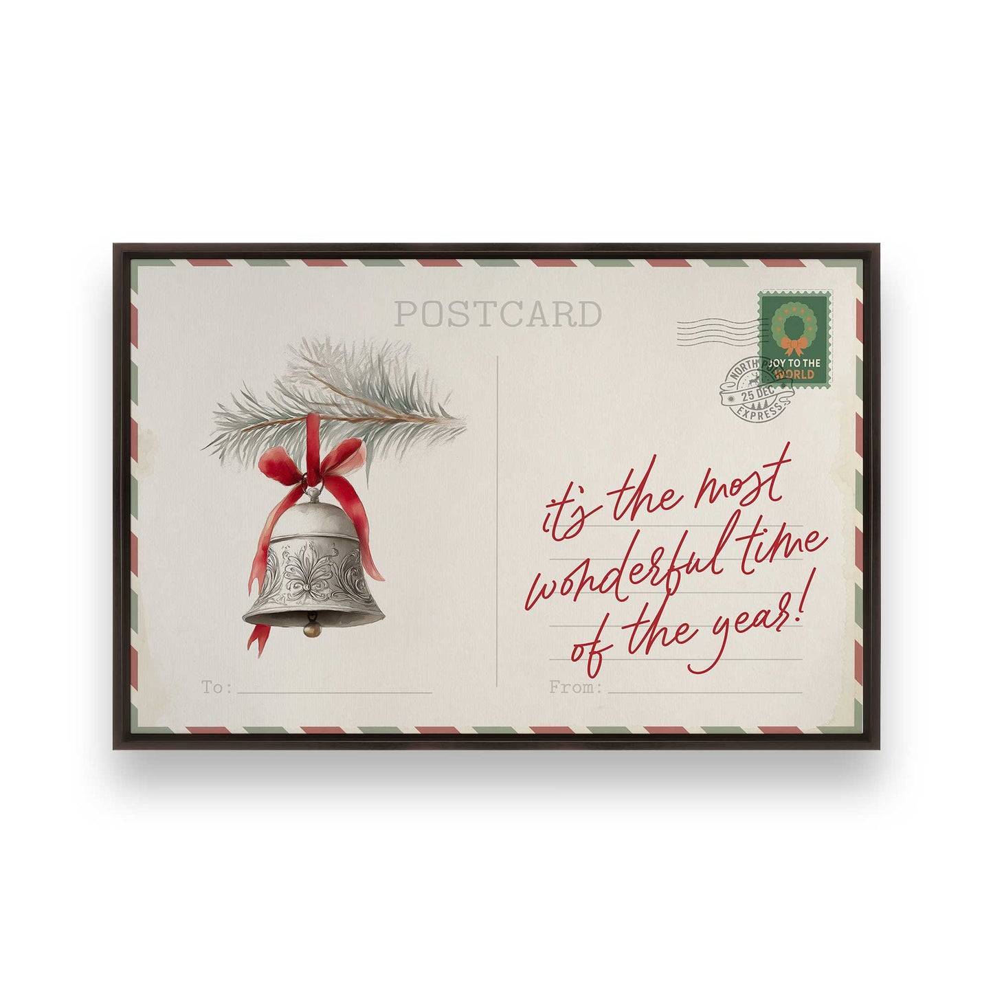 North Pole Notes, Set of 4 Prints on Canvas