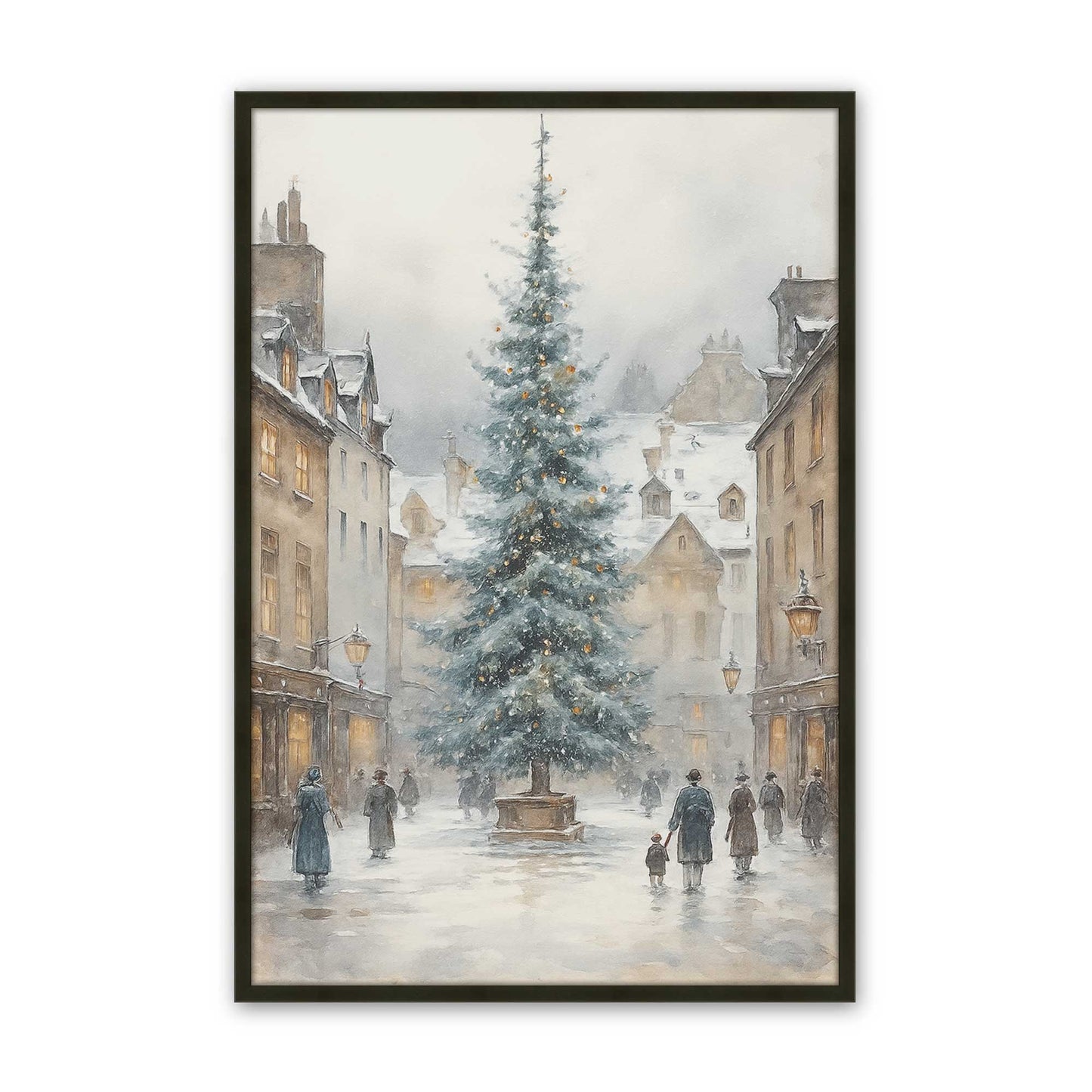 [Color:Satin Black], Picture of art in a Satin Black frame