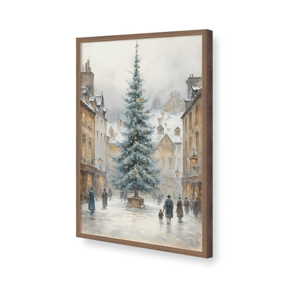 [Color:Walnut], Picture of art in a Walnut frame of the corner