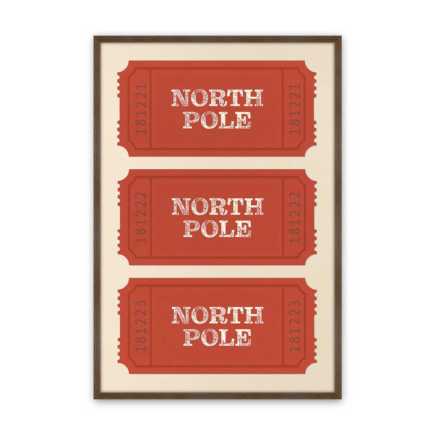 [Color:Walnut], Picture of art in a Walnut frame