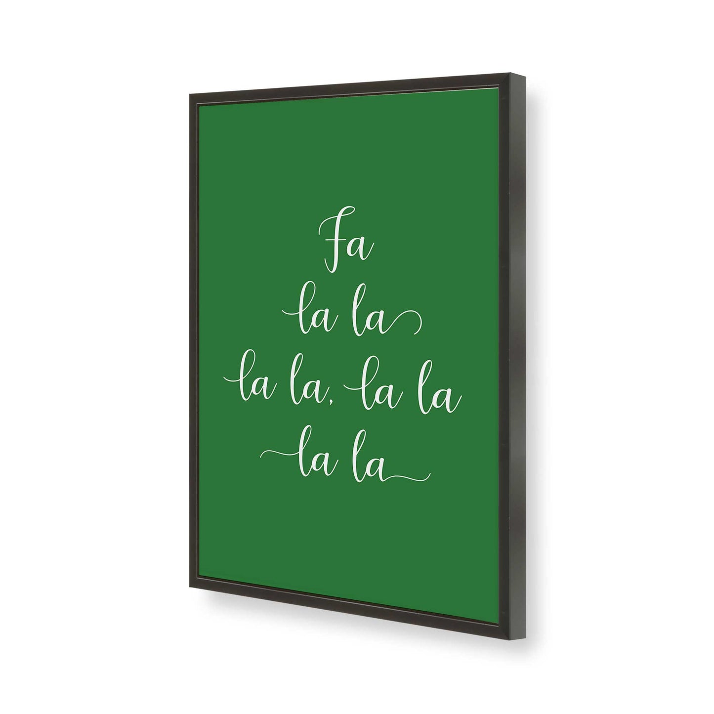 [Color:Satin Black], Picture of art in a Satin Black frame of the corner