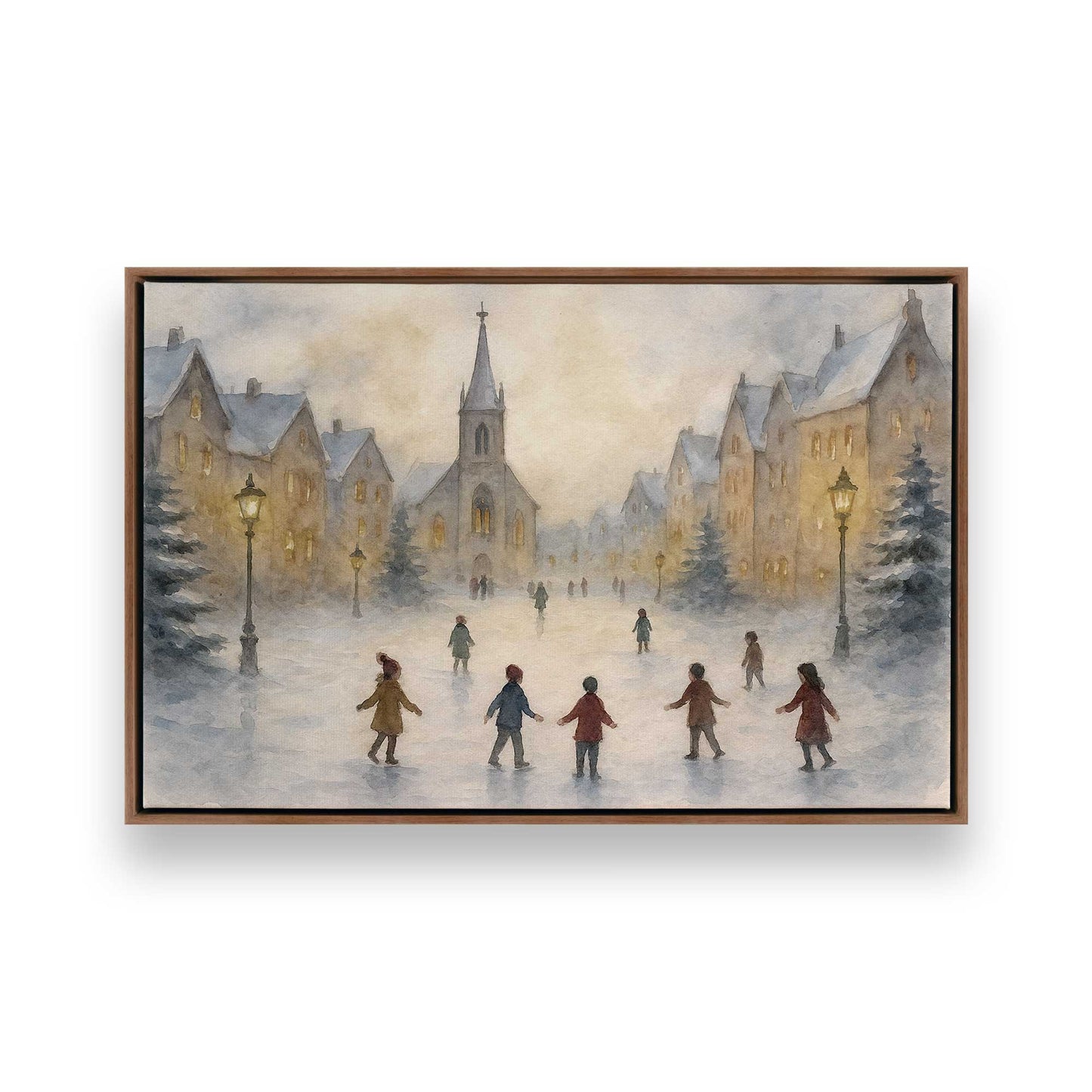 [Color:Walnut], Picture of art in a Walnut frame