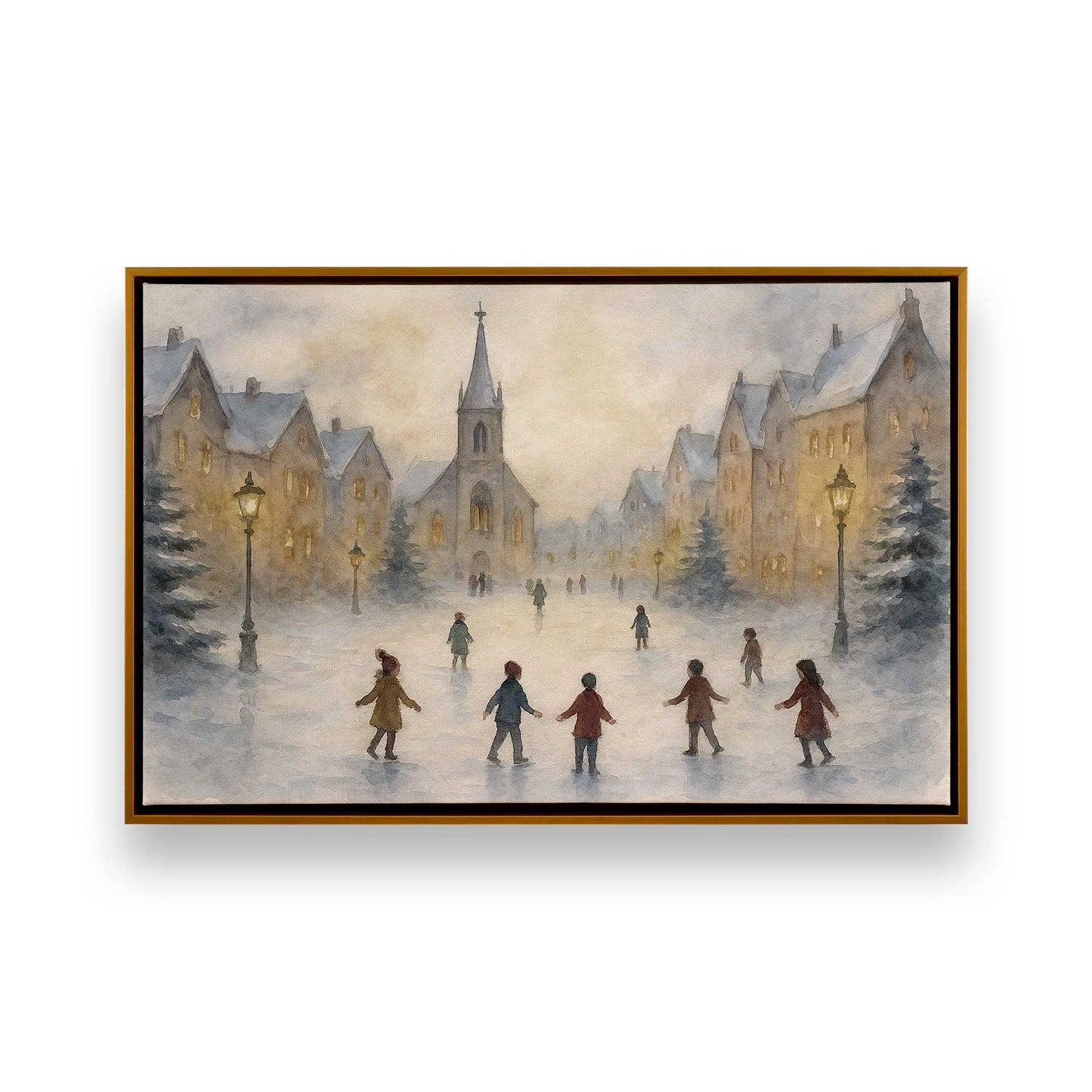 [Color:Polished Gold], Picture of art in a Polished Gold frame