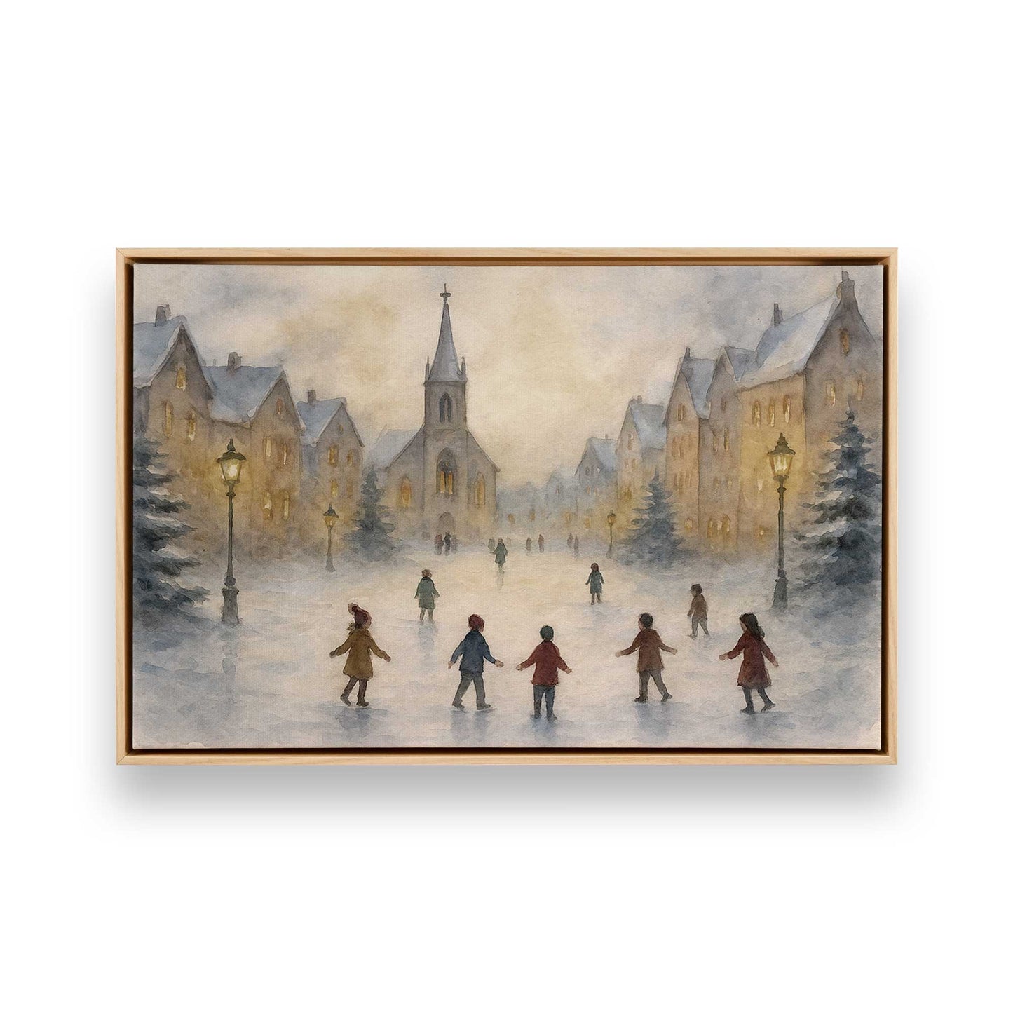 [Color:American Maple], Picture of art in a American Maple frame