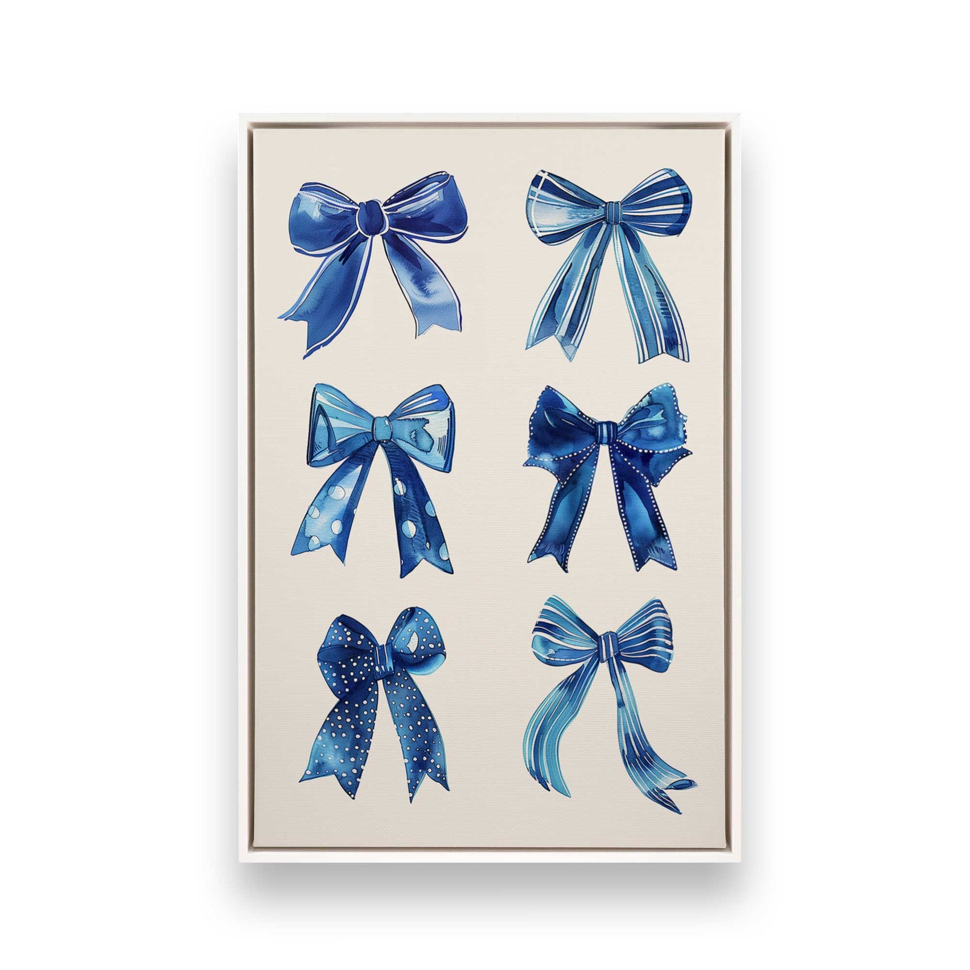 [Color:Opaque White], Picture of art in a White frame