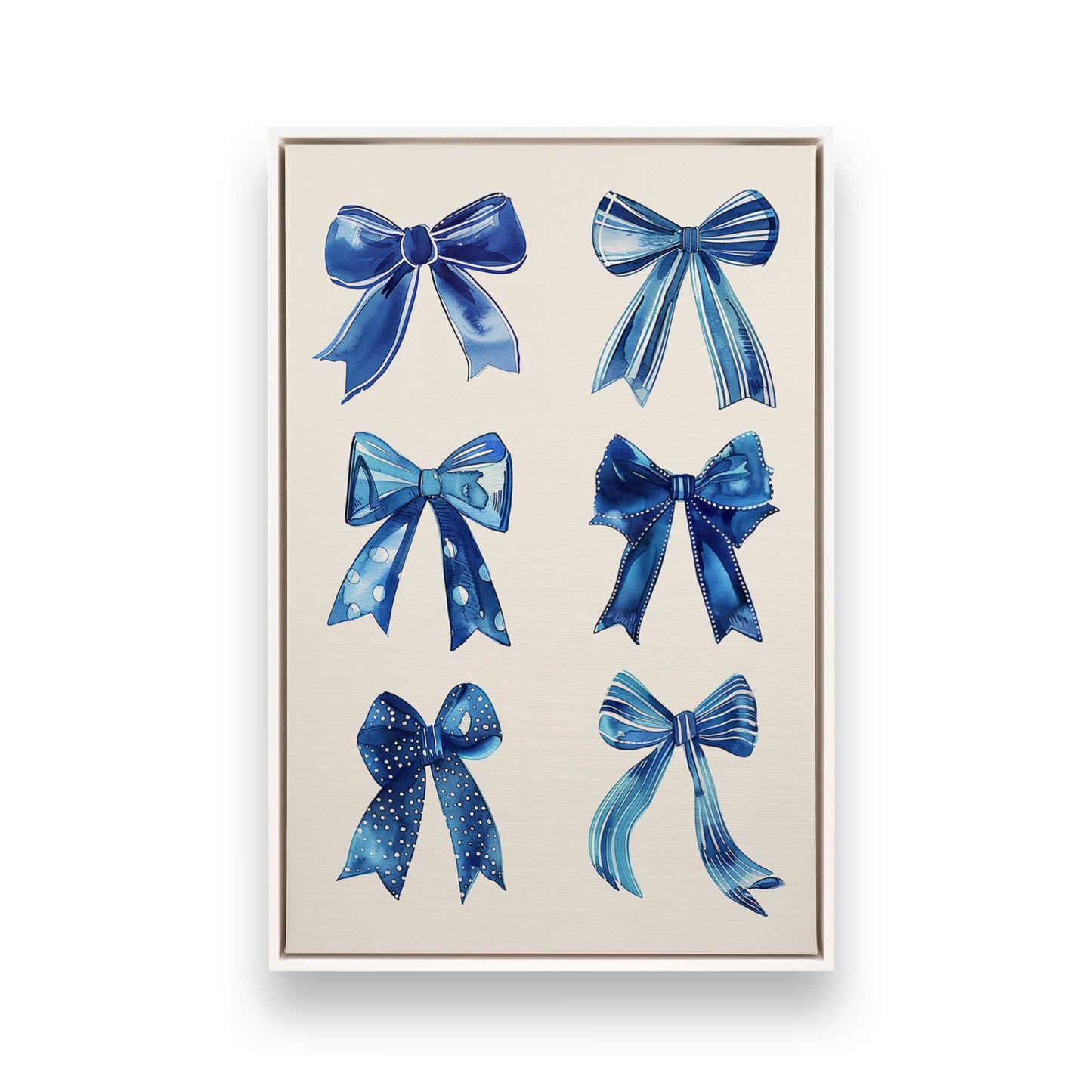 [Color:Opaque White], Picture of art in a White frame