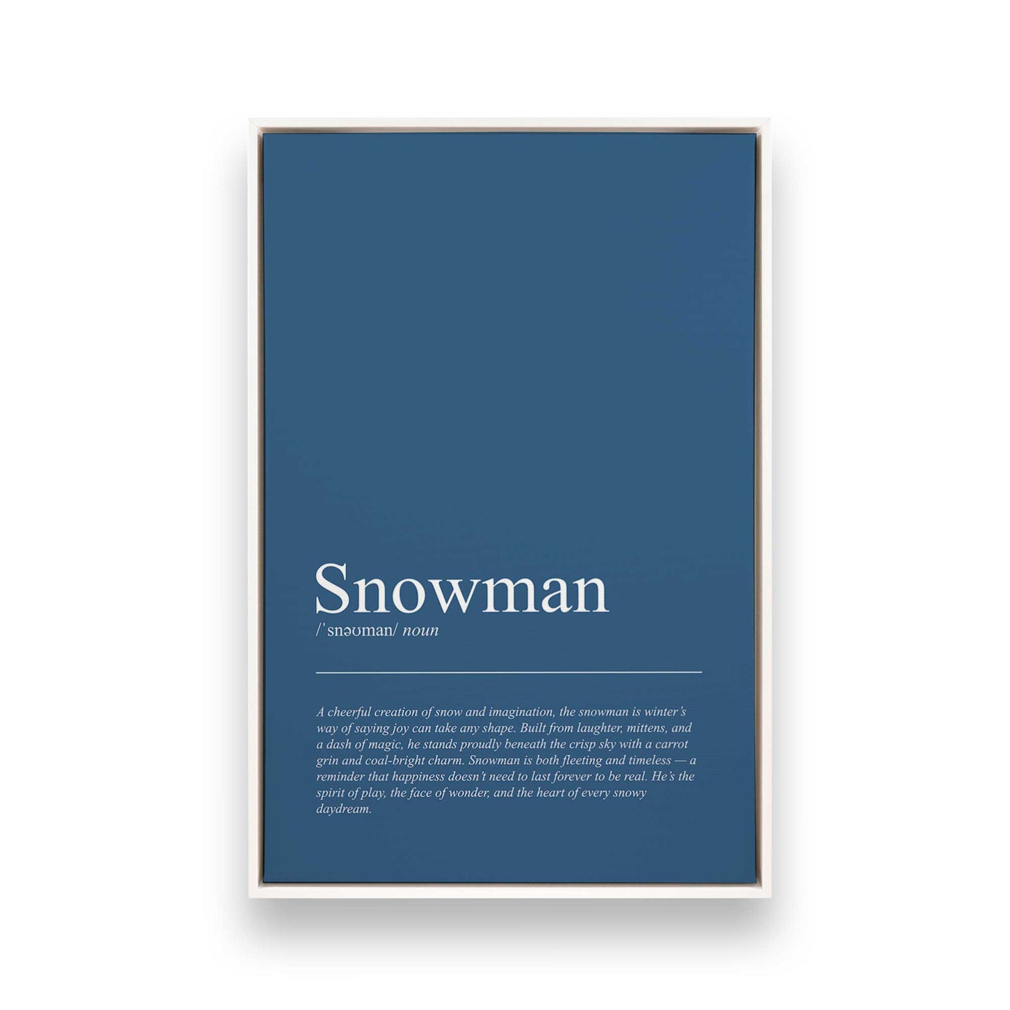 [Color:Opaque White], Picture of art in a White frame