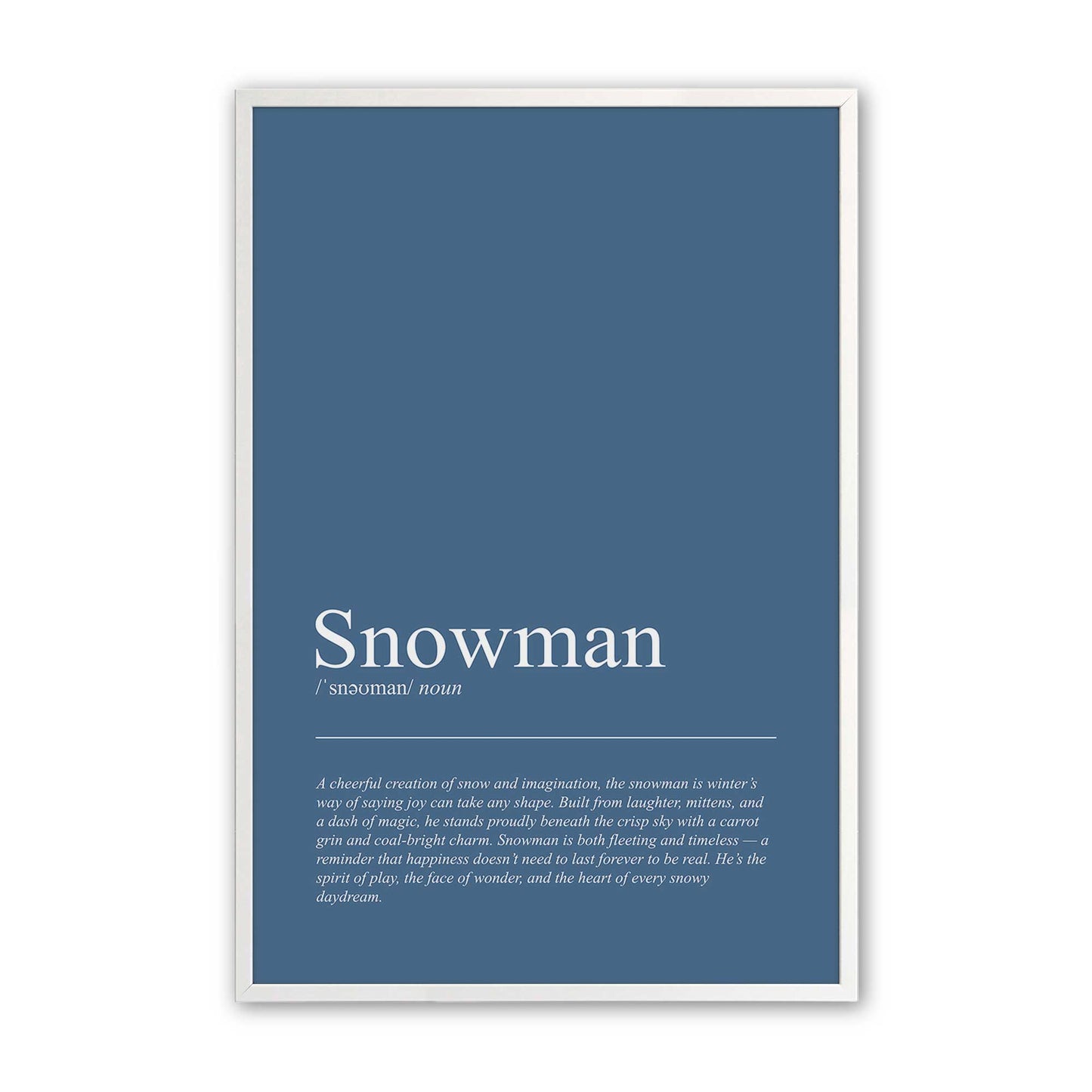[Color:Opaque White], Picture of art in a Opaque White frame