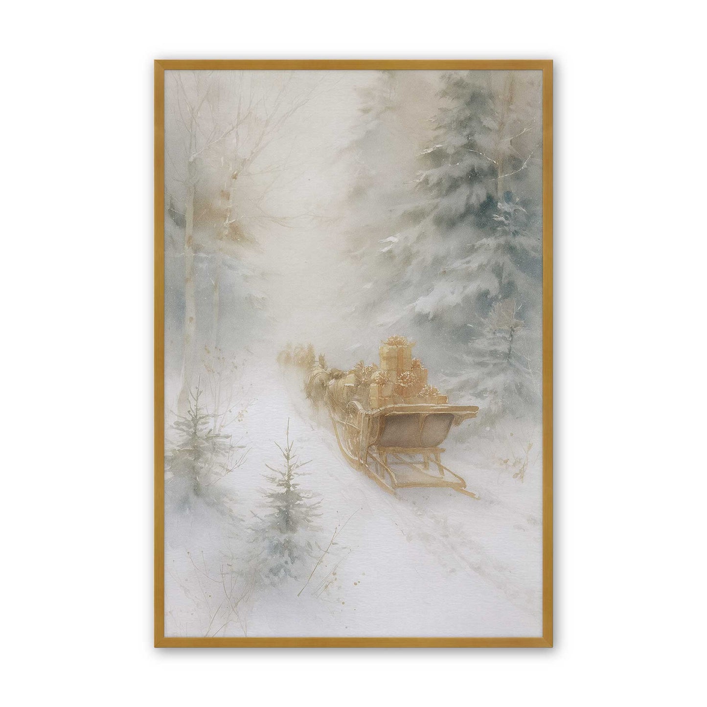 [Color:Polished Gold], Picture of art in a Polished Gold frame