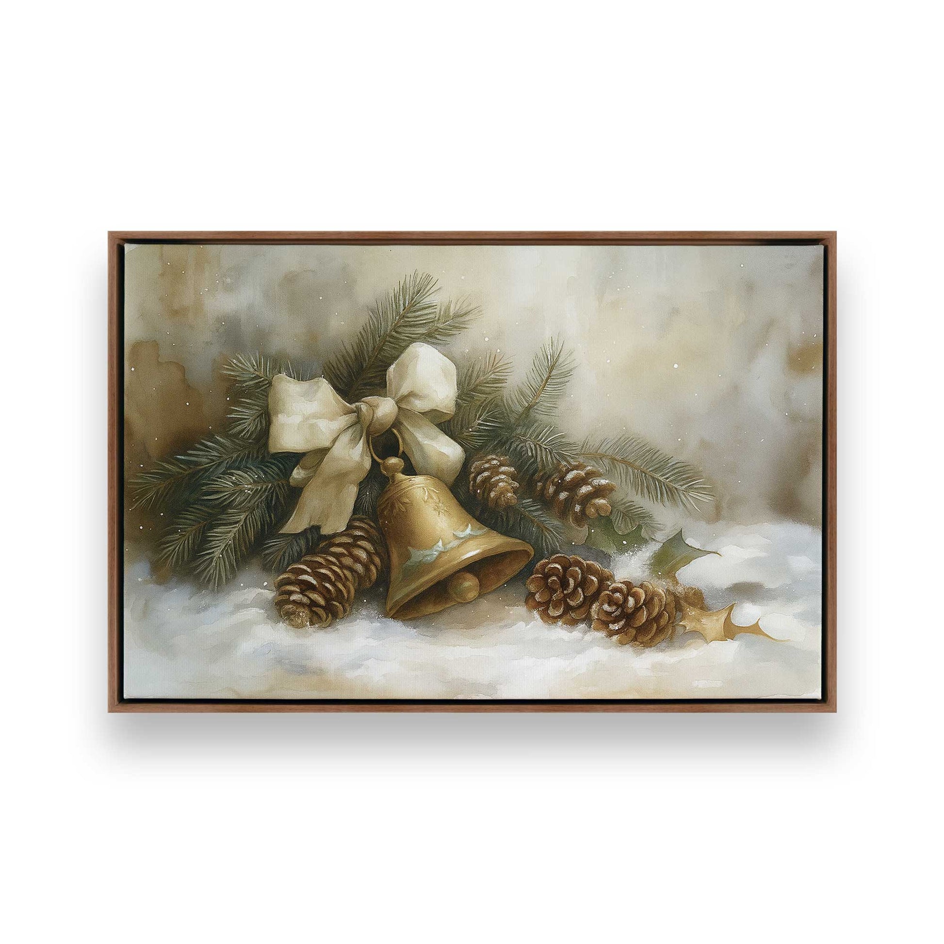 [Color:Walnut], Picture of art in a Walnut frame