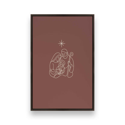 [Color:Espresso], Picture of art in a Espresso frame