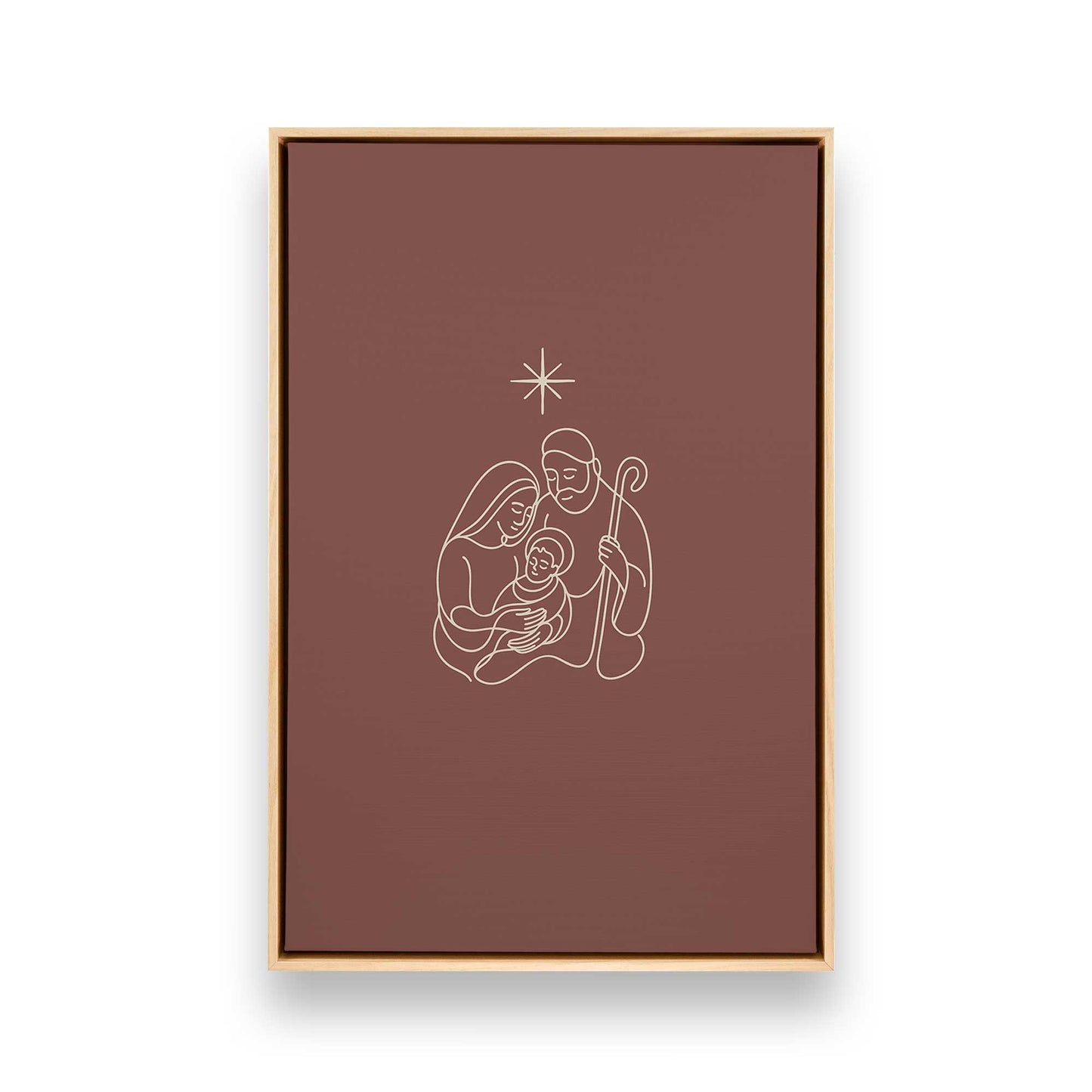 [Color:American Maple], Picture of art in a American Maple frame