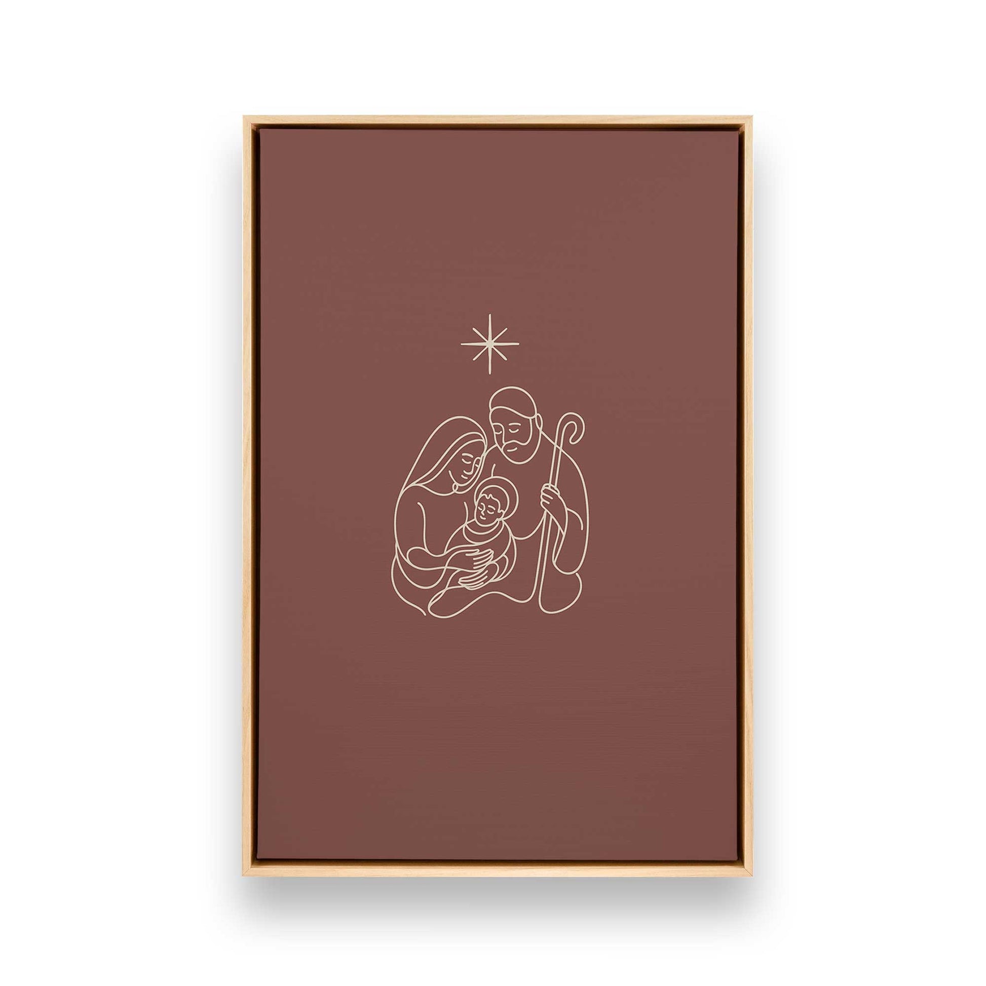 [Color:American Maple], Picture of art in a American Maple frame