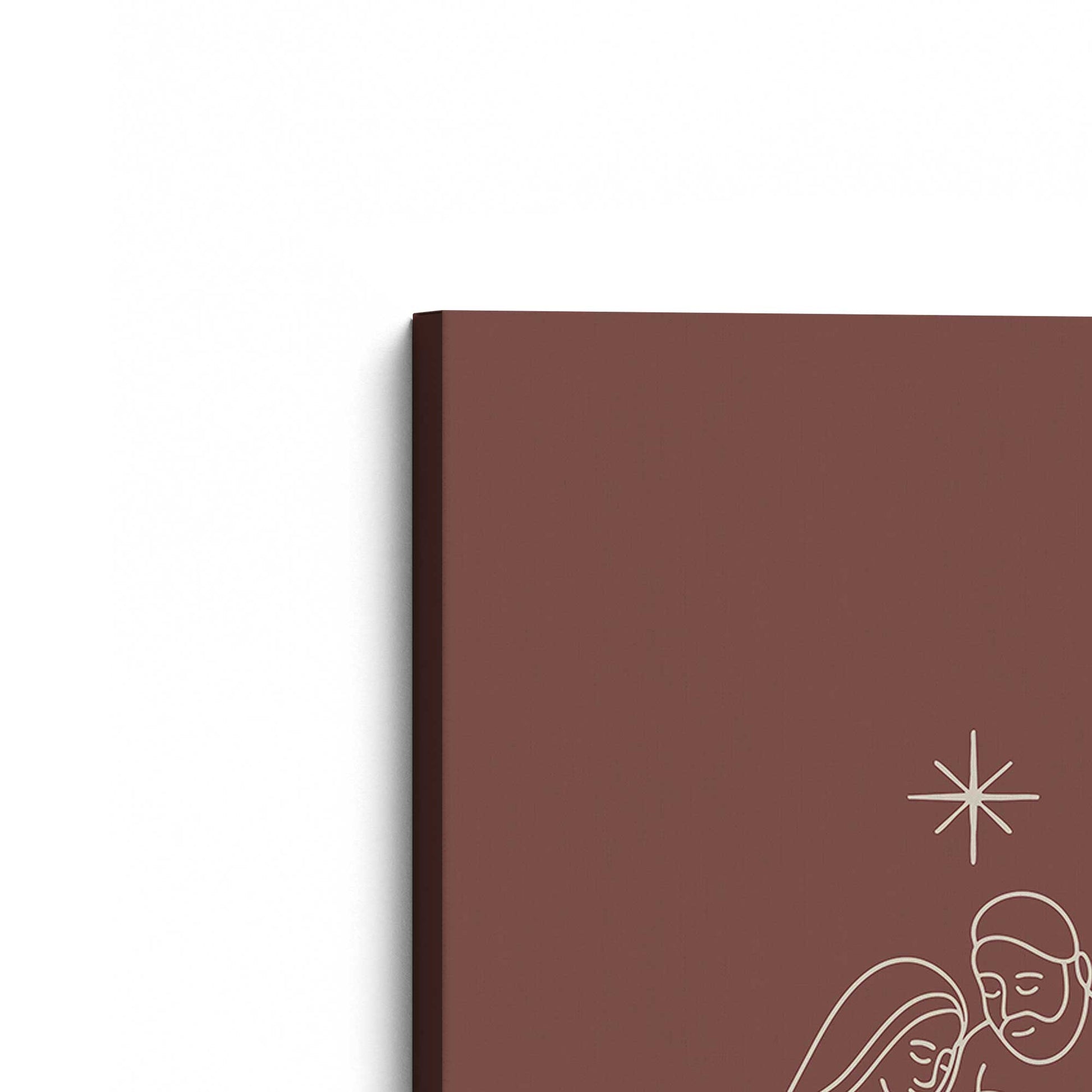 [Color:Stretched Canvas], Picture of the corner of the art