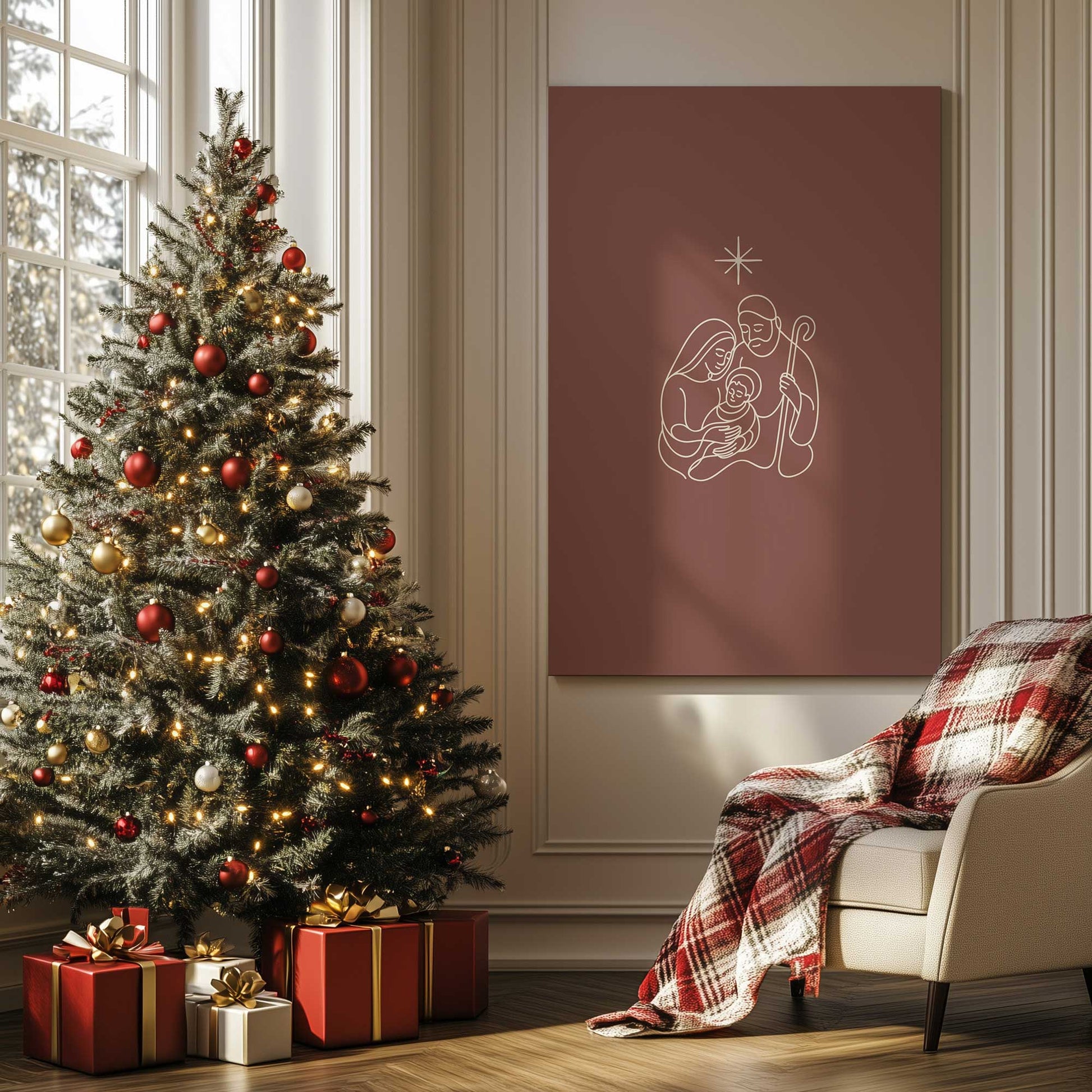 Picture of art in a room