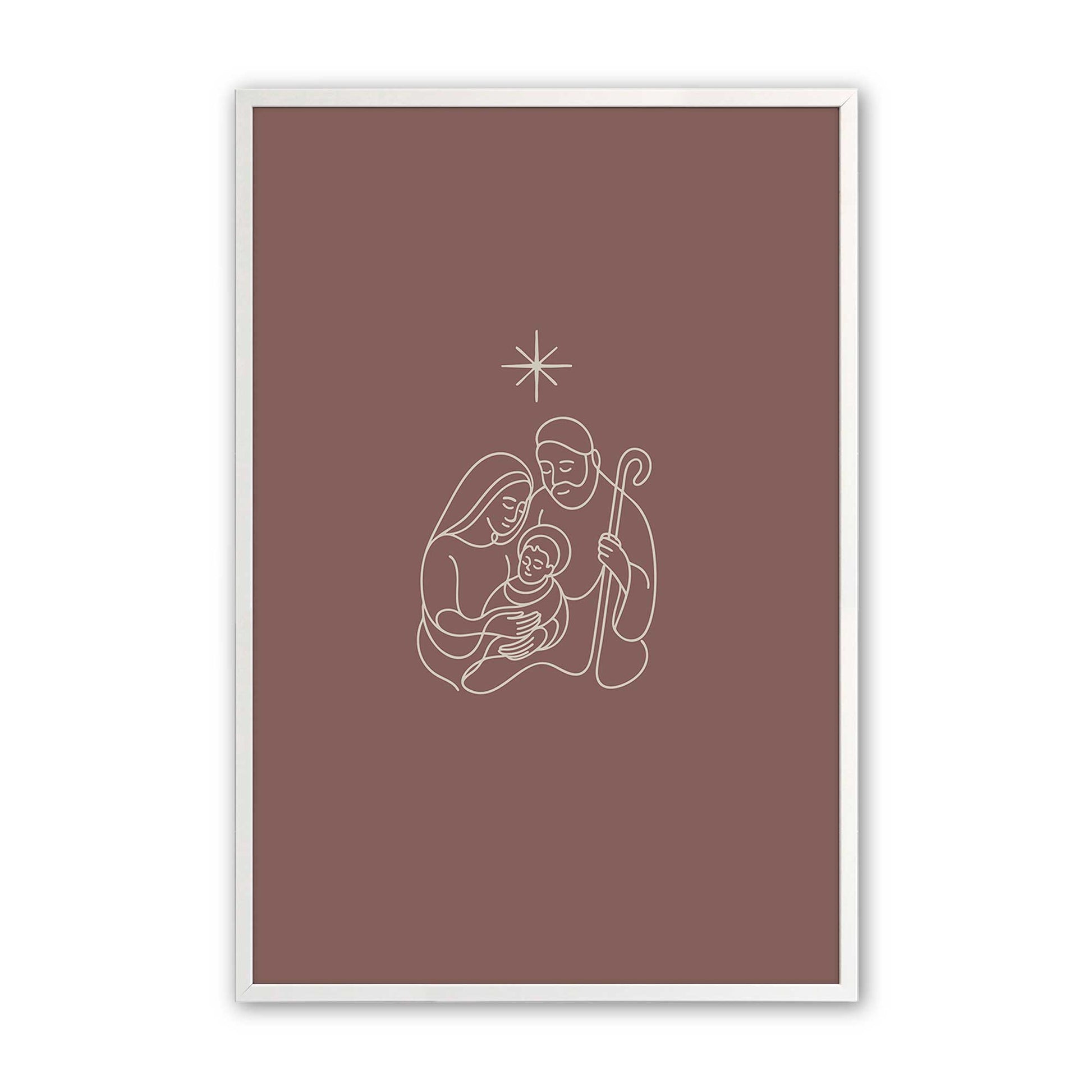 [Color:Opaque White], Picture of art in a Opaque White frame