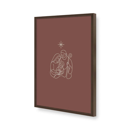 [Color:Belvinder Brown], Picture of art in a Belvinder Brown frame of the corner