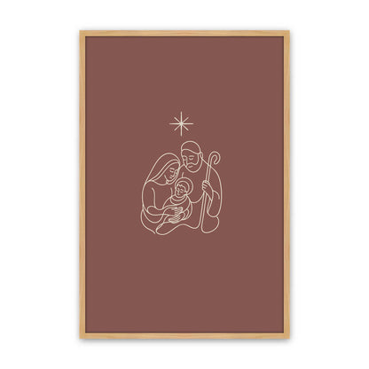 [Color:American Maple], Picture of art in an American Maple frame