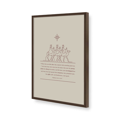 [Color:Belvinder Brown], Picture of art in a Belvinder Brown frame of the corner
