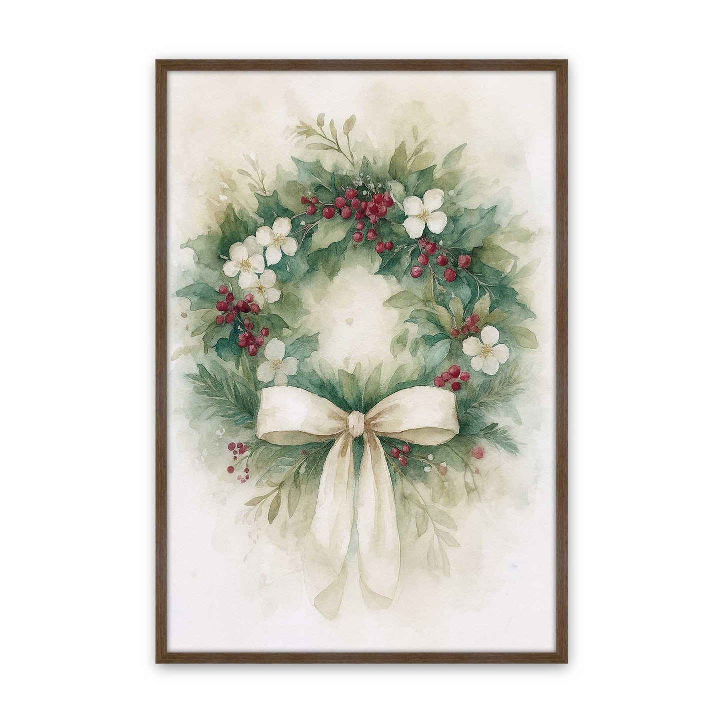 [Color:Walnut], Picture of art in a Walnut frame