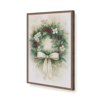 [Color:Walnut], Picture of art in a Walnut frame of the corner