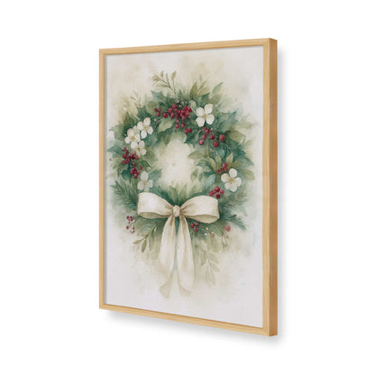 [Color:American Maple], Picture of art in a American Maple frame of the corner