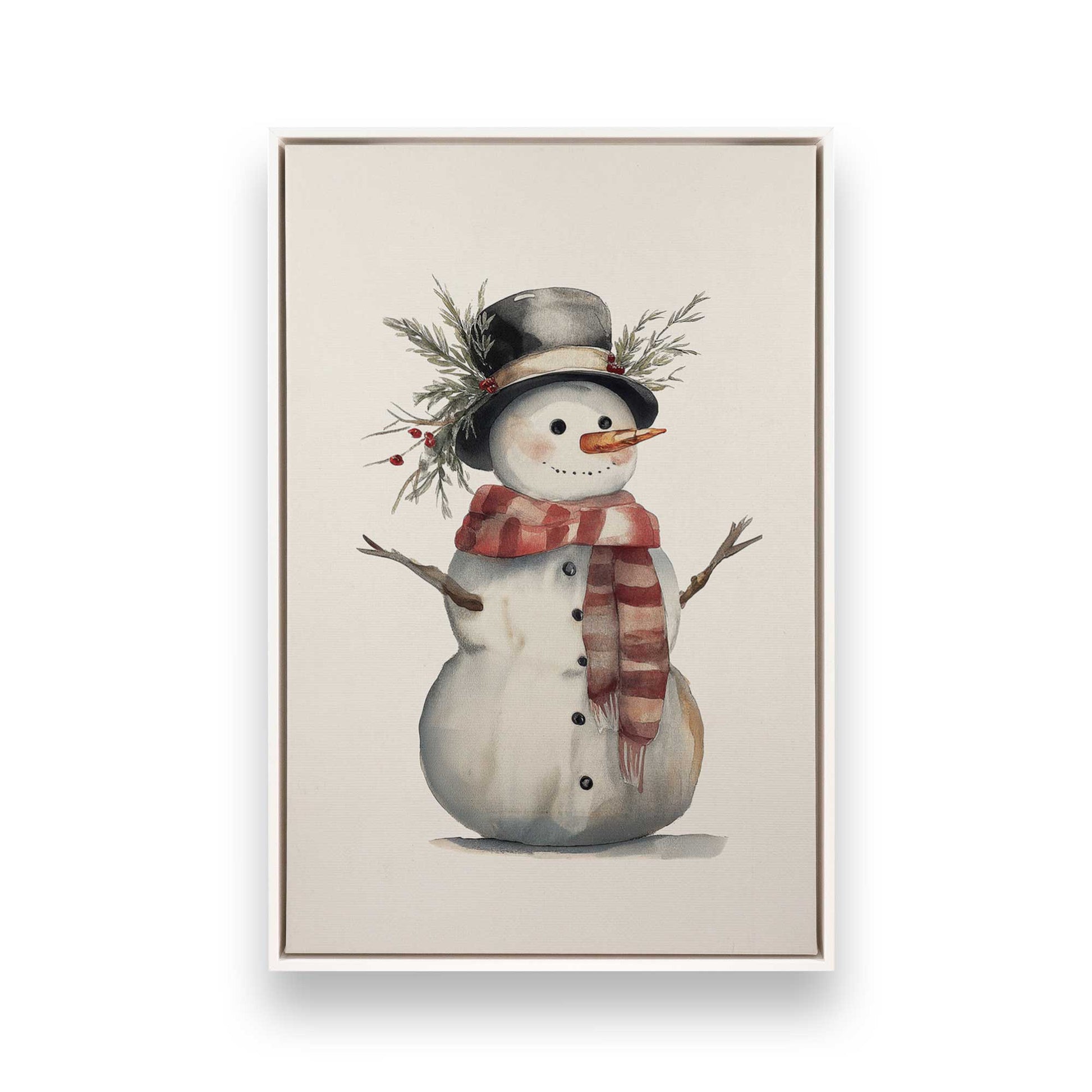 [Color:Opaque White], Picture of art in a White frame