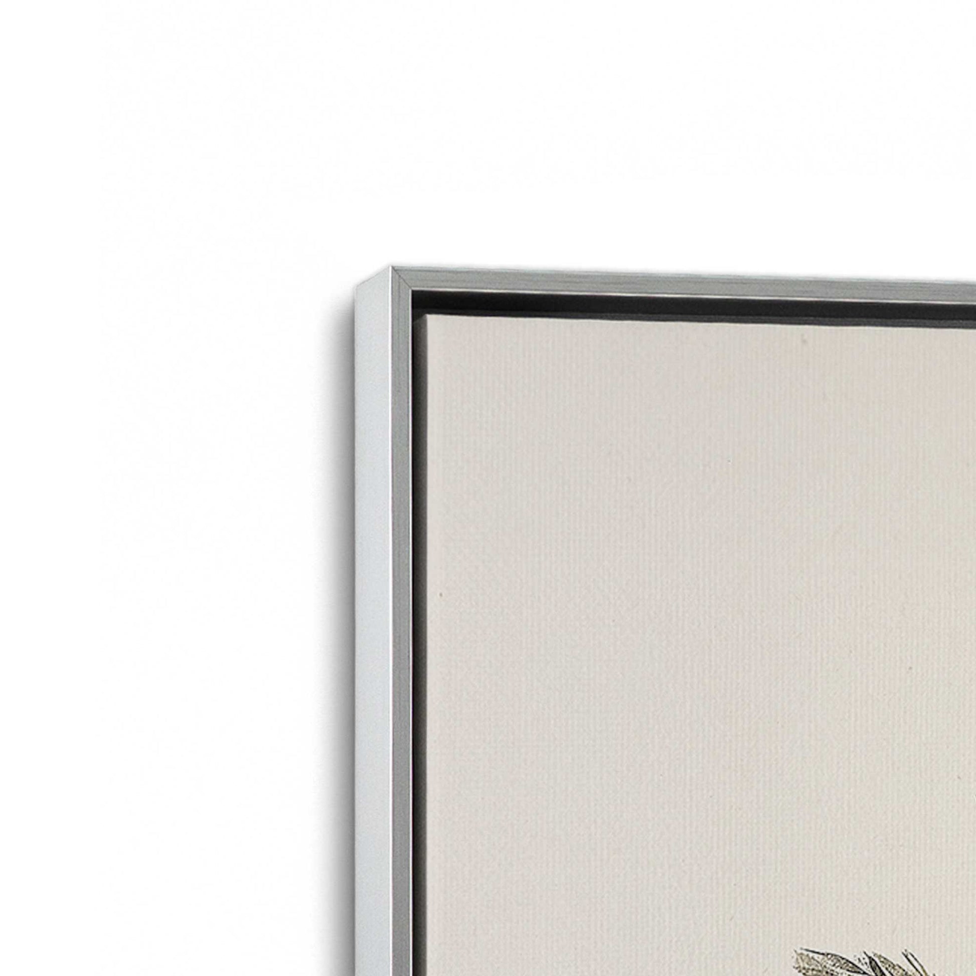 [Color:Polished Chrome], Picture of art in a Polished Chrome frame at an angle