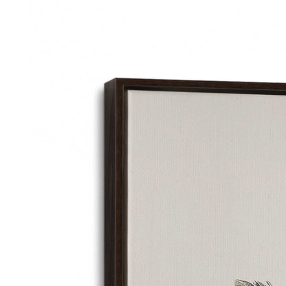 [Color:Espresso], Picture of art in a Espresso frame at an angle